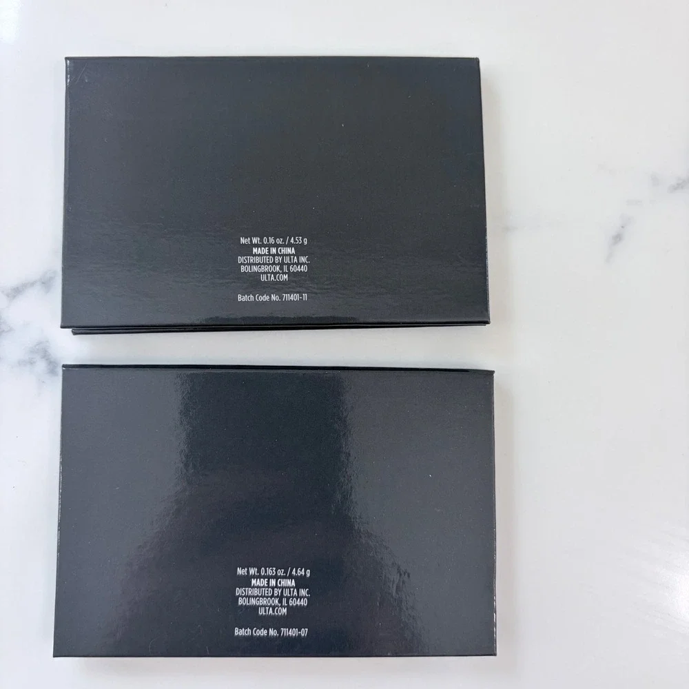 Ulta Beauty Makeup Palette Lot Face Trio Radiant Diamond Eyeshadow Plum Drop 2pc